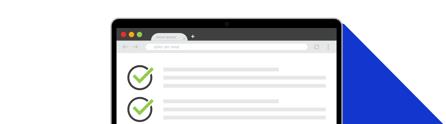 簡単な質問に答えるだけ