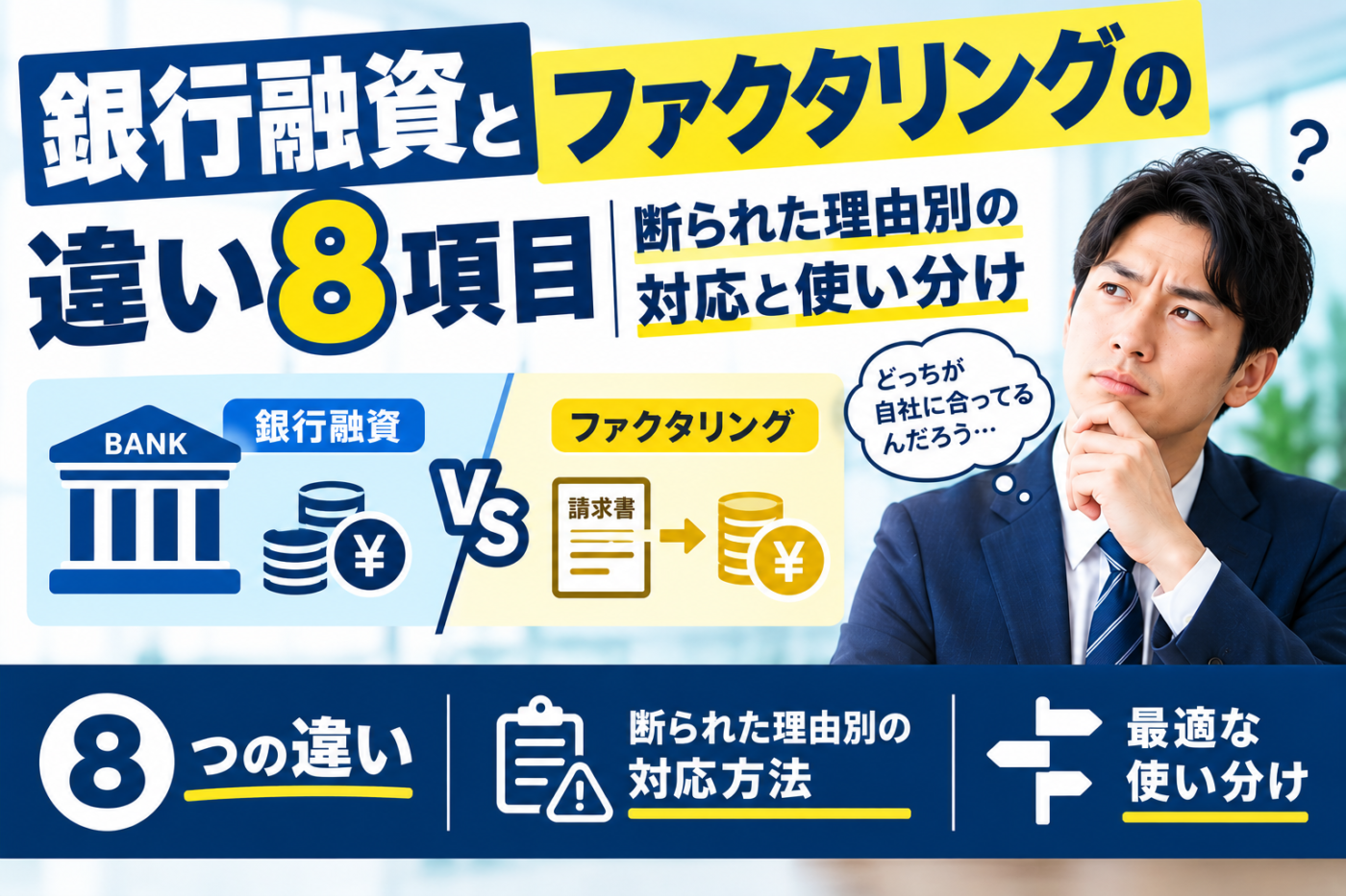 ファクタリング 銀行融資