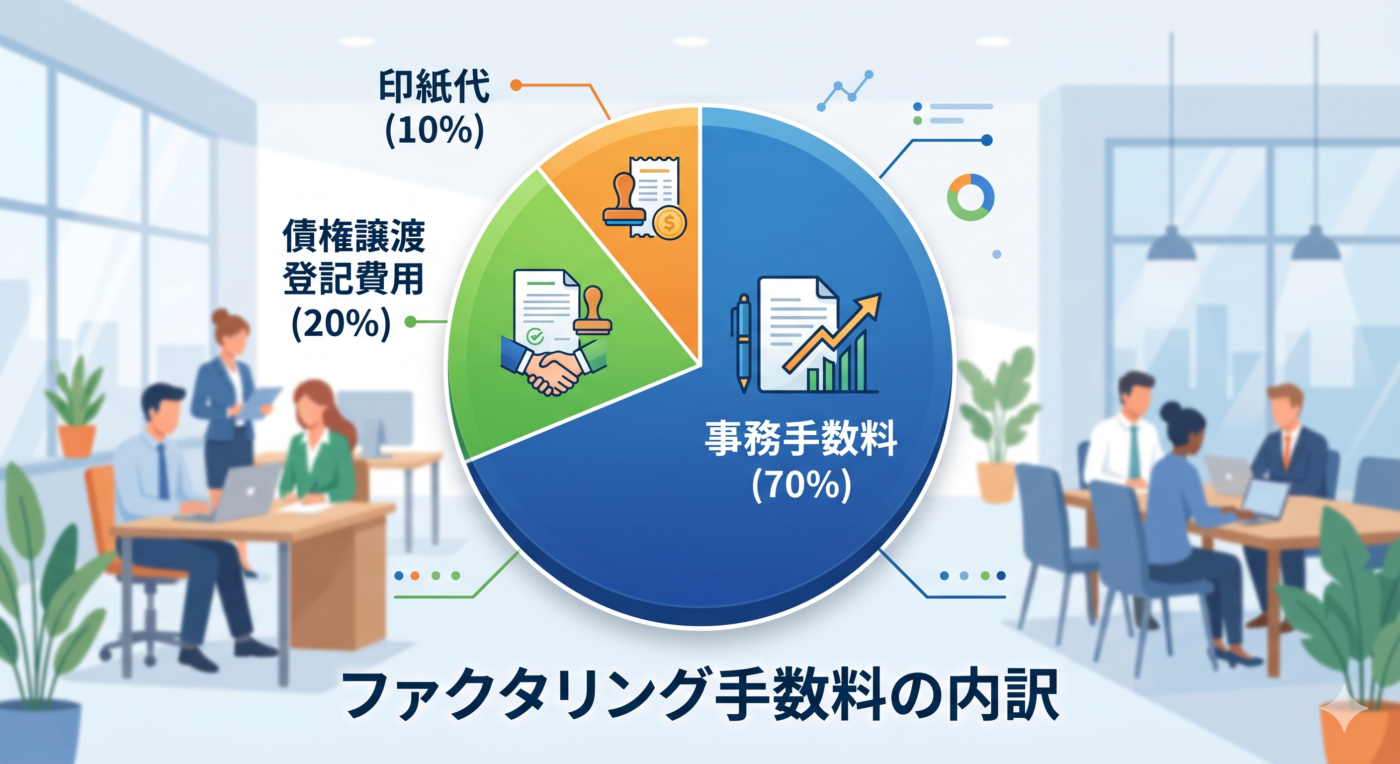 ファクタリング 手数料 内訳