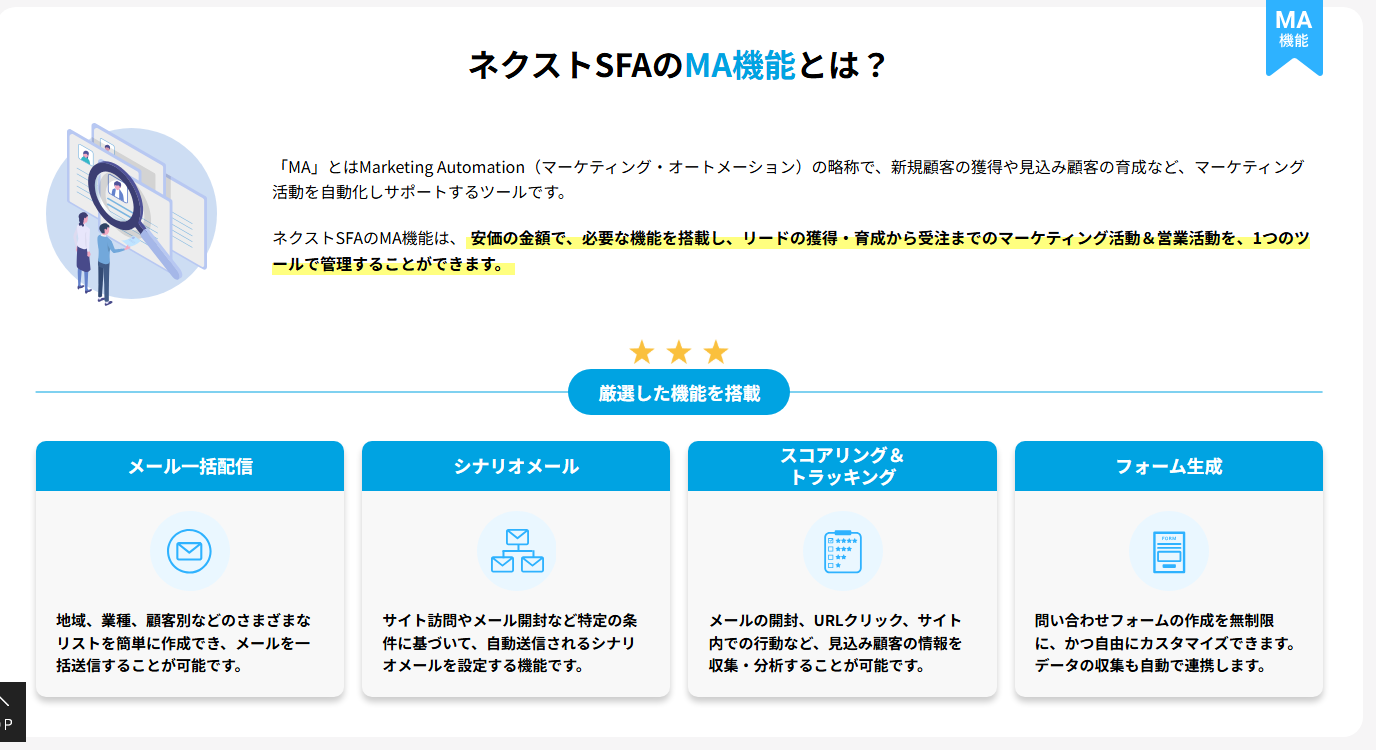 サービスの特徴