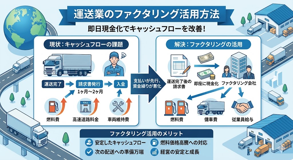 運送業 ファクタリング