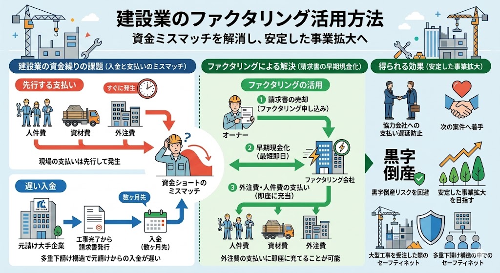 建設業 ファクタリング
